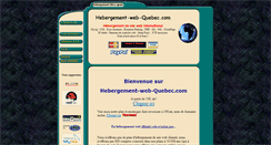 Desktop Screenshot of hebergement-web-quebec.com