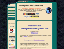 Tablet Screenshot of hebergement-web-quebec.com